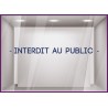 Sticker Interdit au Public