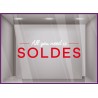 Sticker Soldes  Boutique Destockage All You Need Calicot Autocollant  Decoration Vitrine  Braderie Lettrage