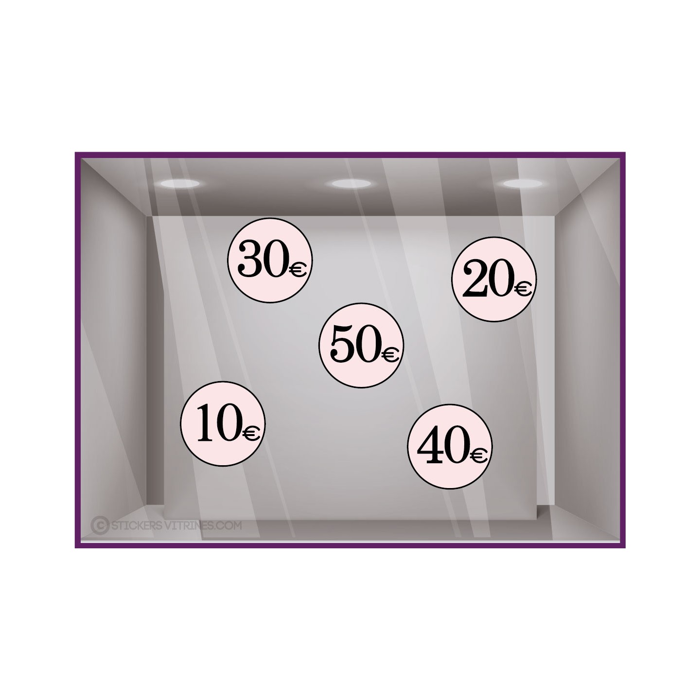 Sticker Soldes Prix Adhesif Calicot Vitrine-Magasin-Deco-Braderie-Promo-Promotion-Destockage-Commerce