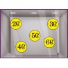 STICKER-OFFRE-AUTOCOLLANT GEANT-CALICOT-VITRINE-MAGASIN-DECO-ADHESIF-PROMOTIONS-COMMERCE