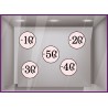 STICKER-OFFRE-AUTOCOLLANT GEANT-CALICOT-VITRINE-MAGASIN-DECO-ADHESIF-PROMOTIONS-COMMERCE