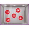 STICKER-OFFRE-AUTOCOLLANT GEANT-CALICOT-VITRINE-MAGASIN-DECO-ADHESIF-PROMOTIONS-COMMERCE