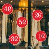 STICKER-OFFRE-AUTOCOLLANT GEANT-CALICOT-VITRINE-MAGASIN-DECO-ADHESIF-PROMOTIONS-COMMERCE