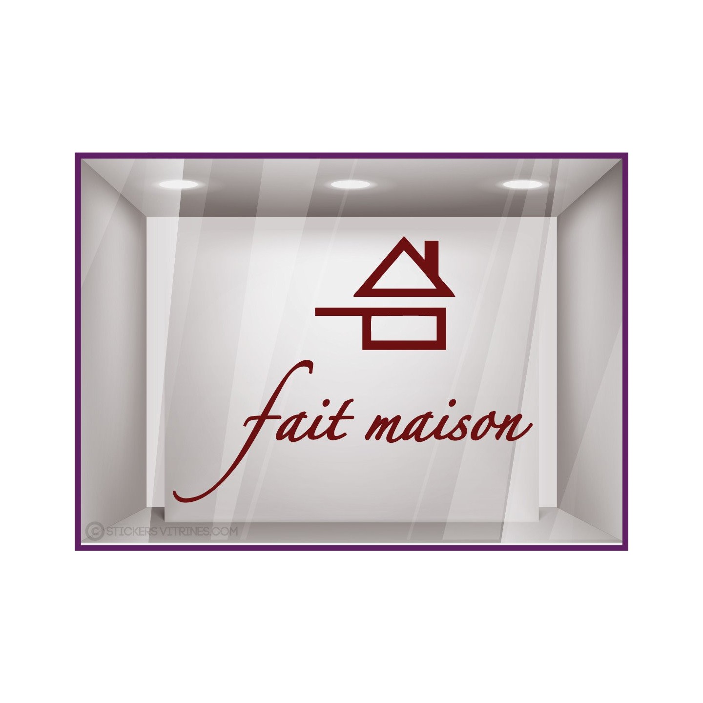 Sticker Label Fait Maison