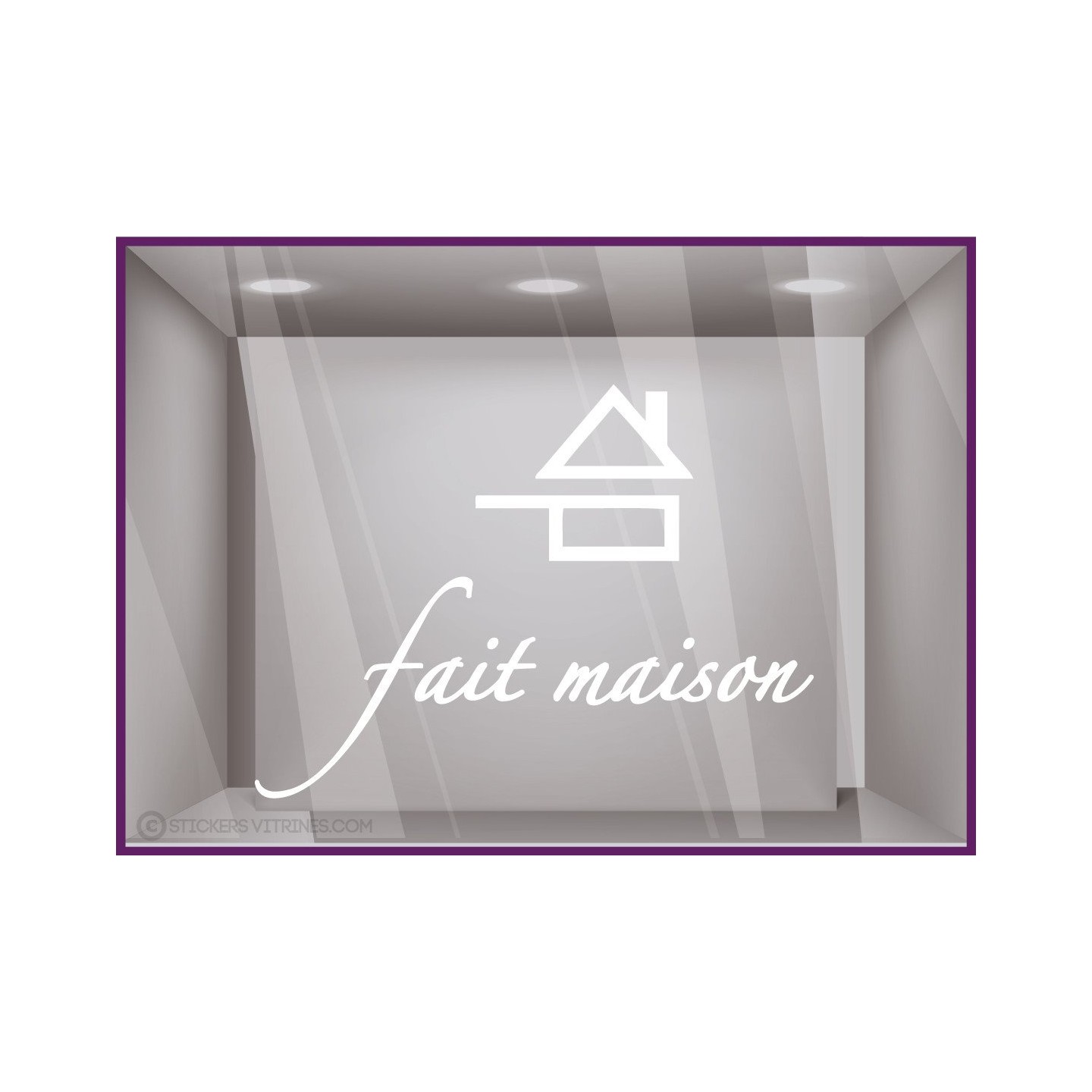 Sticker Label Fait Maison
