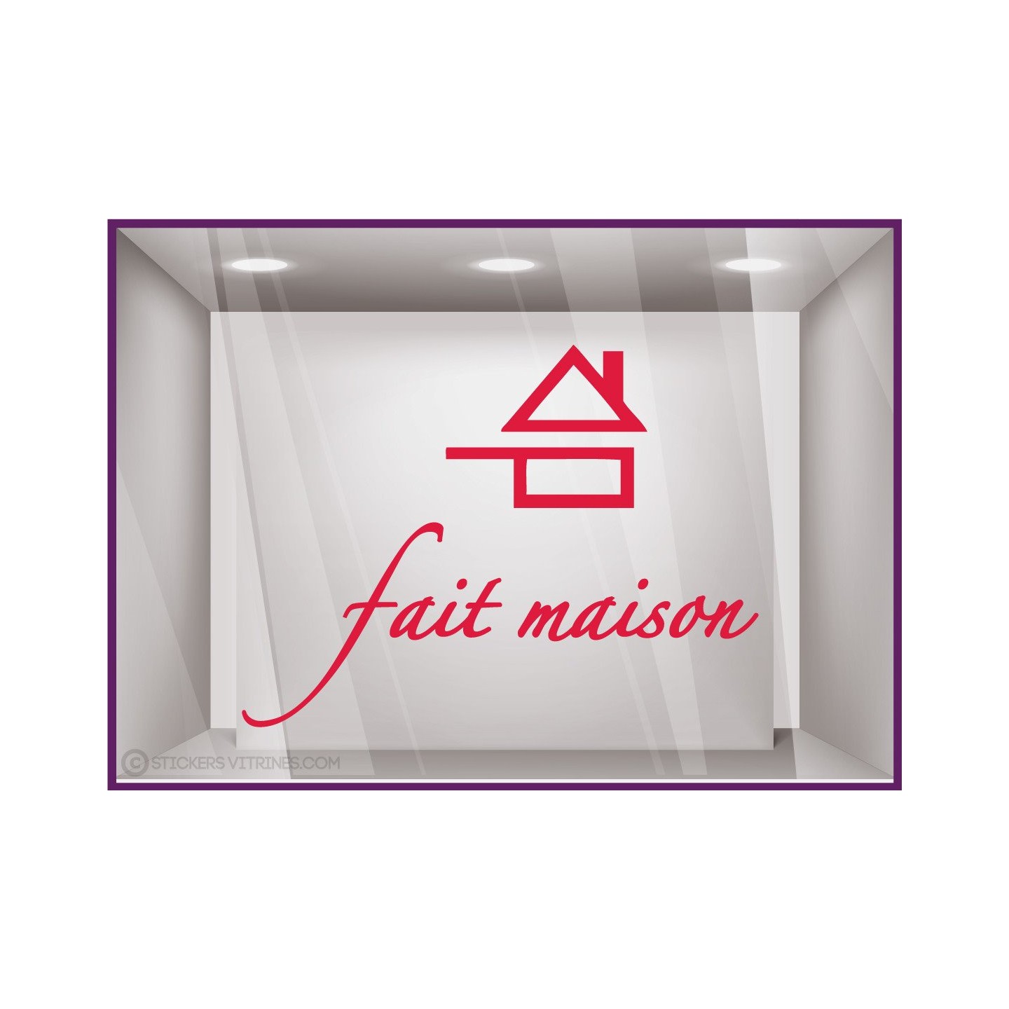 Sticker Label Fait Maison
