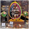 Sticker 3 Oeufs de Pâques modernes devanture magasin boulangeries pâtisseries vitrine calicot chocolat vitrophanie paques fete 
