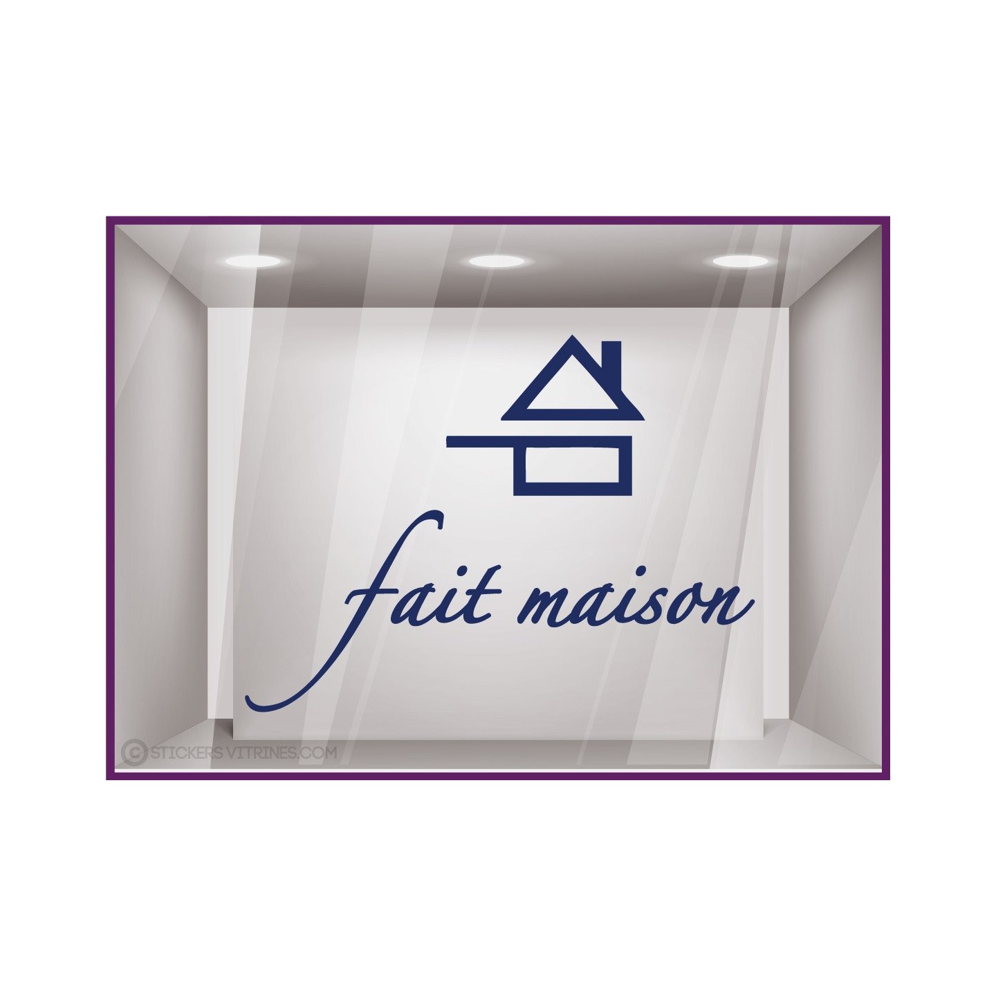 Sticker Label Fait Maison
