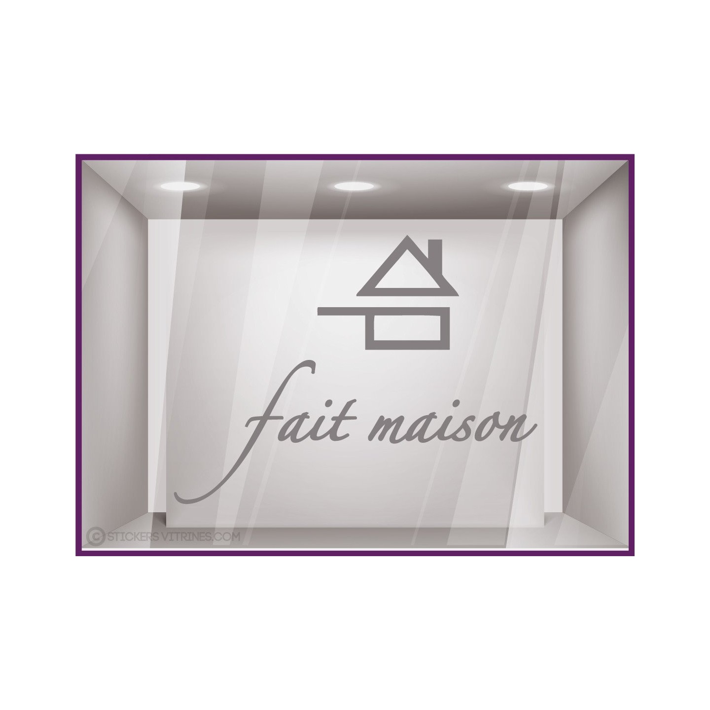 Sticker Label Fait Maison