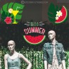 Kit d'autocollants Hello Summer Pastèque pour les vitres de boutique