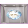 stickers bonne fete papa salon institut de beaute devanture magasin boulangerie offre promo amour pere epicerie deco autocollant