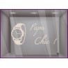 stickers papa chic bijouterie vitrine commerce montre idee cadeau fête des peres vitrophanie decoration lettrage adhesif