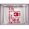 Sticker Recette de Cuisine signalétique vitrophanie café restaurant brasserie 