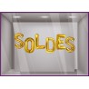 sticker soldes ballons lettres or lettrage autocollant géant vitrine vitrophanie devanture boutique decoration calicot pas cher 