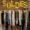 sticker soldes ballons lettres or lettrage autocollant géant vitrine vitrophanie devanture boutique decoration calicot pas cher