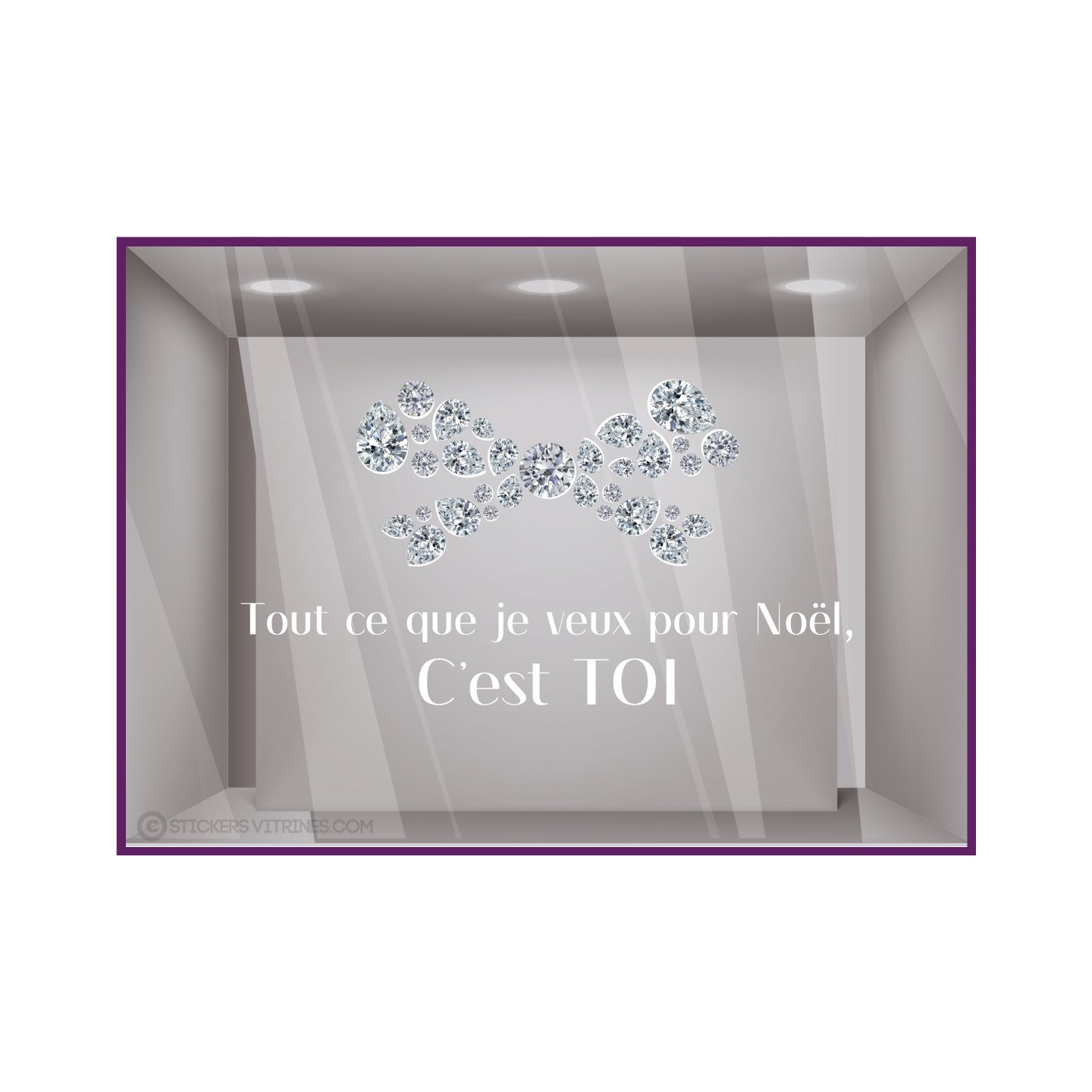 VITROPHANIE-DECORATION-ADHESIF-MAGASIN-COMMERCE-VITRE-LETTRAGE AUTOCOLLANT-NOEL_diamant