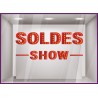 Sticker soldes show vitrophanie magasin idee decoration destockage promotions fabricant