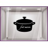 Sticker-Cocotte-Fait Maison-restaurant-cafe-bar-traiteur-bistro-signaletique-vitrine-vitrophanie