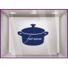 Sticker-Cocotte-Fait Maison-restaurant-cafe-bar-traiteur-bistro-signaletique-vitrine-vitrophanie