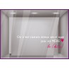 STICKER LETTRAGE ADHESIF COEUR BONNE FETE MAMAN FETE DES MERES  MAGASIN VITRINE COMMERCANT VITROPHANIE