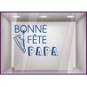 STICKER BONNE FETE PAPA SNEAKER TENNIS PERES LETTRAGE ADHESIF MAGASIN MAROQUINERIE