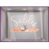 STICKER SOLDES PAMPA VITROPHANIE BIJOUTERIE MAGASIN DE MODE CALICOT FOURNISSEUR