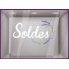 STICKERS SOLDES LAVANDE PROVENCE CALICOT MAGSIN VITROPHANIE BOUTIQUE FOURNISSEUR