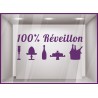 Sticker 100% Réveillon