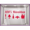 Sticker 100% Réveillon