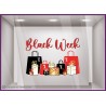 STICKER BLACK WEEK SACS ET CADEAUX VITROPHANIE ENSEIGNE VITRE