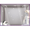 STICKERS OURS POLAIRE PINGOUINS AQUARELLE NOEL CALICOT VITROPHANIE BOUTIQUE VITRINE MAGASIN DECORATION ANIMAUX BANQUISE