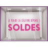 STICKER SOLDES DEPENSE  VITROPHANIE BOUTIQUE MAGASIN COMMERCE ADHESIF