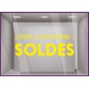 STICKER SOLDES DEPENSE  VITROPHANIE BOUTIQUE MAGASIN COMMERCE ADHESIF