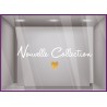 STICKER NOUVELLE COLLECTION PETIT COEUR VITROPHANIE BOUTIQUE MAGASIN COMMERCE ADHESIF