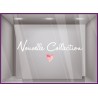 STICKER NOUVELLE COLLECTION PETIT COEUR VITROPHANIE BOUTIQUE MAGASIN COMMERCE ADHESIF