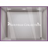Sticker nouvelle collection petite feuille soldes magasin boutique vitrophanie calicot lettrage adhésif