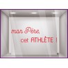 STICKER VITROPHANIE FETE DES PERES JO VITROPHANIE LETTRAGE ADHESIF