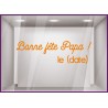 STICKER BONNE FETE PAPA PERES LETTRAGE PAS CHER MAGASIN FOURNISSEUR VITRINE