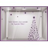 Kit de Stickers Noel Opticien vitrophanie calicot vitrine devanture optique lettrage adhesif autocollant boutique enseigne