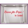 STICKER BONNE FETE PAPA PERES FOURNISSEUR IMPRIMEUR MAGASIN LETTRES AUTOCOLLANTES
