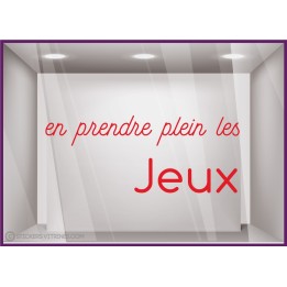 STICKER EN PRENDRE PLEIN LES JEUX OLYMPIQUES LETTRAGE ADHESIF FOURNISSEUR