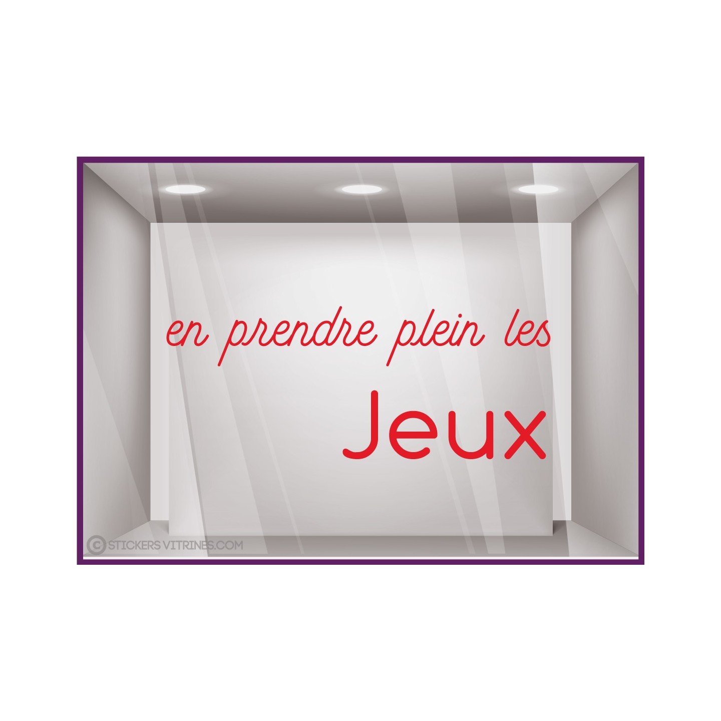 STICKER EN PRENDRE PLEIN LES JEUX OLYMPIQUES LETTRAGE ADHESIF FOURNISSEUR