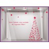 Kit de Stickers Noel Opticien vitrophanie calicot vitrine devanture optique lettrage adhesif autocollant boutique enseigne
