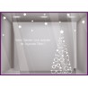 Kit de Stickers Noel Opticien vitrophanie calicot vitrine devanture optique lettrage adhesif autocollant boutique enseigne