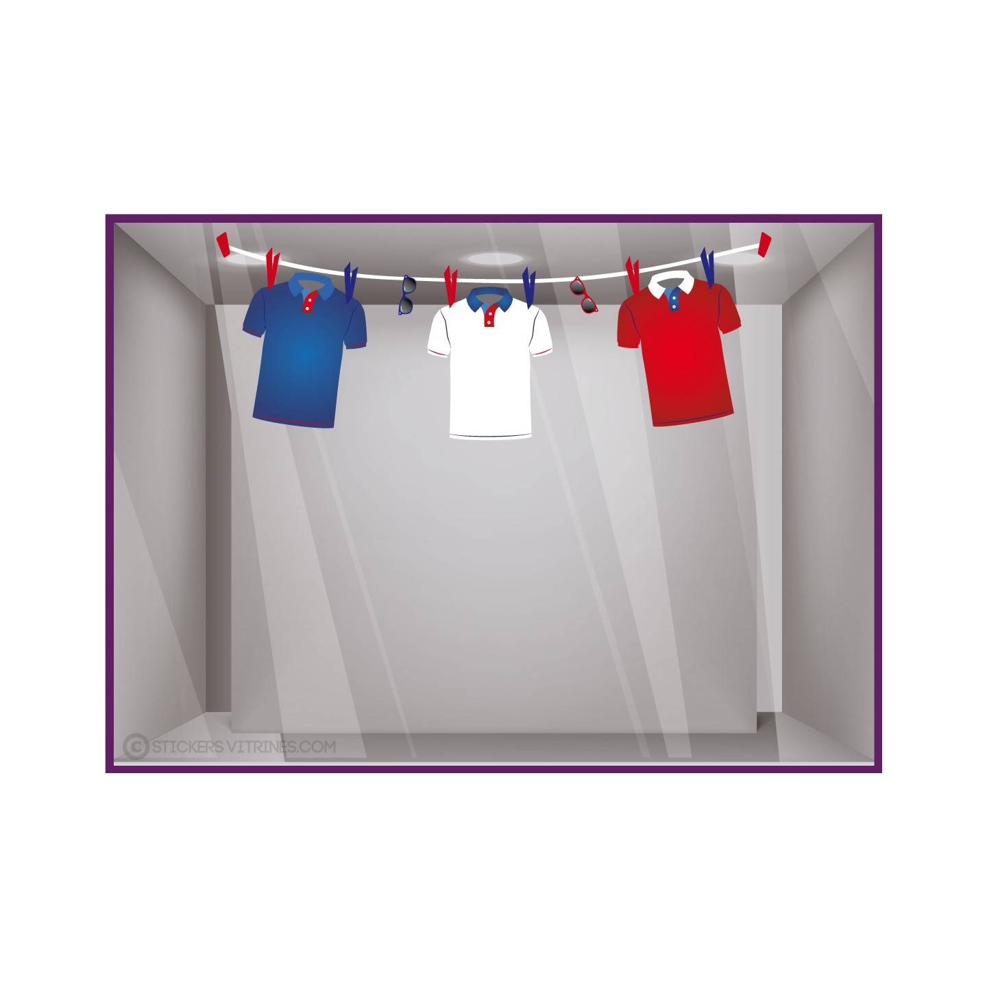 STICKER GUIRLANGE MAILLOT COUPE DU MON DE RUGBY fFOOT JEUX OLYMPIQUES FRANCE VITROPHANIE LUNETTES
