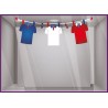 STICKER GUIRLANGE MAILLOT COUPE DU MON DE RUGBY fFOOT JEUX OLYMPIQUES FRANCE VITROPHANIE LUNETTES