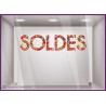 STICKER SOLDES BONBONS VITROPHANIE DESTOCKAGE BRADERIE VITRINE MAGASIN BOUTIQUE FOURNISSEUR IMPRIMEUR LETTRAGE