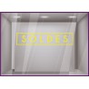 STICKER LETTRES AUTOCOLLANTES CADRE MAGASIN VITROPHANIE CALICOT BOUTIQUE SOLDES PAS CHER