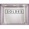 STICKER CADRE DESIGN CALICOT SOLDES VITROPHANIE LETTRAGE MAGASIN IMPRIMEUR