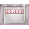 STICKER SOLDES CADRE FOURNISSEUR FABRICANT IMPRIMEUR PARIS VITROPHANIE BOUTIQUE